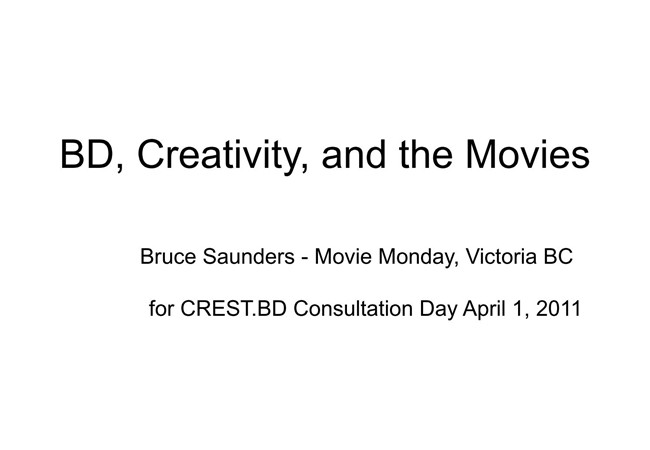 BD Creativity and Movies